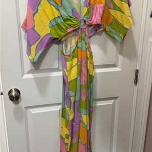 Show Me Your MuMu Pastel Abstract Dress